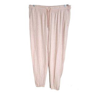 H By Halston Womens Pink Jogger Pants Drawstring Elastic Waist Size XL NWT‎